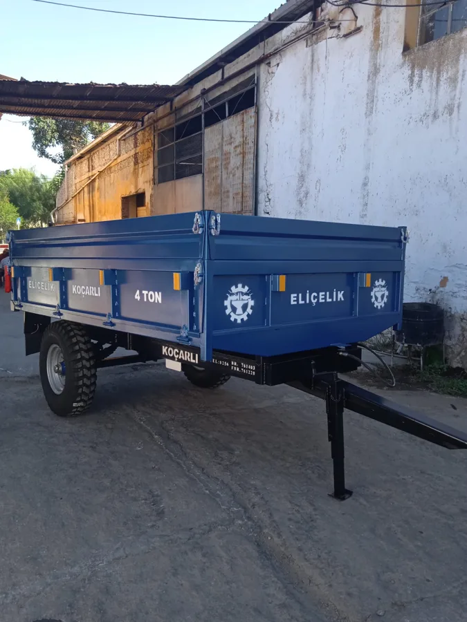 Eliçelik tek dingil 4 ton römork