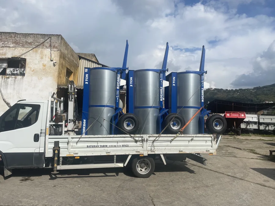 Römorksan 3 ton galvanizli su tankeri