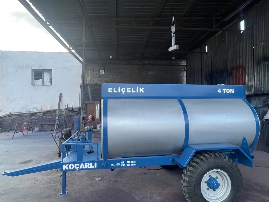 Eliçelik 4 ton galvanizli su tankeri