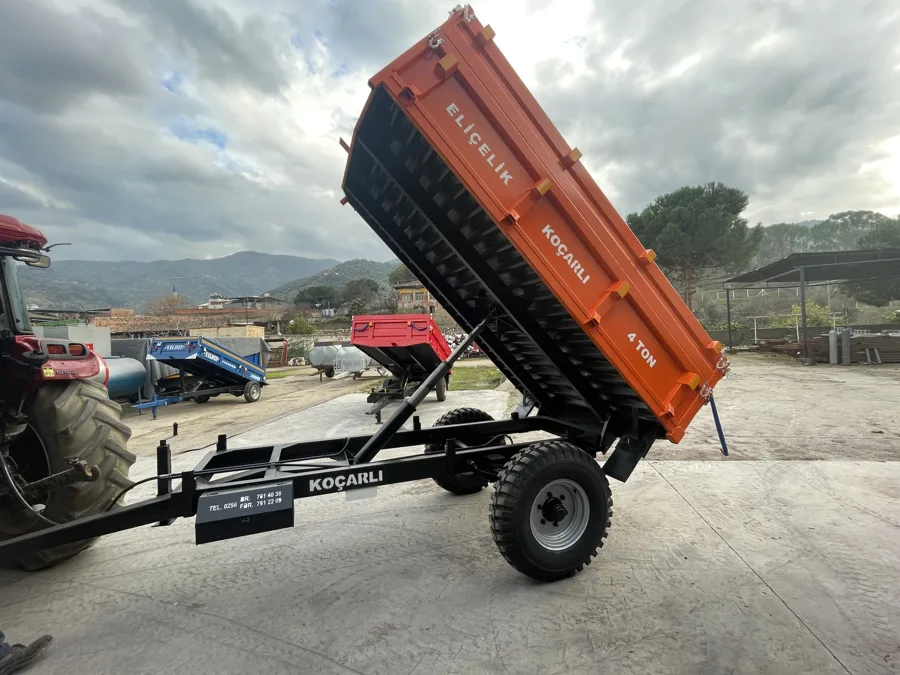 Eliçelik tek dingil 4 ton römork
