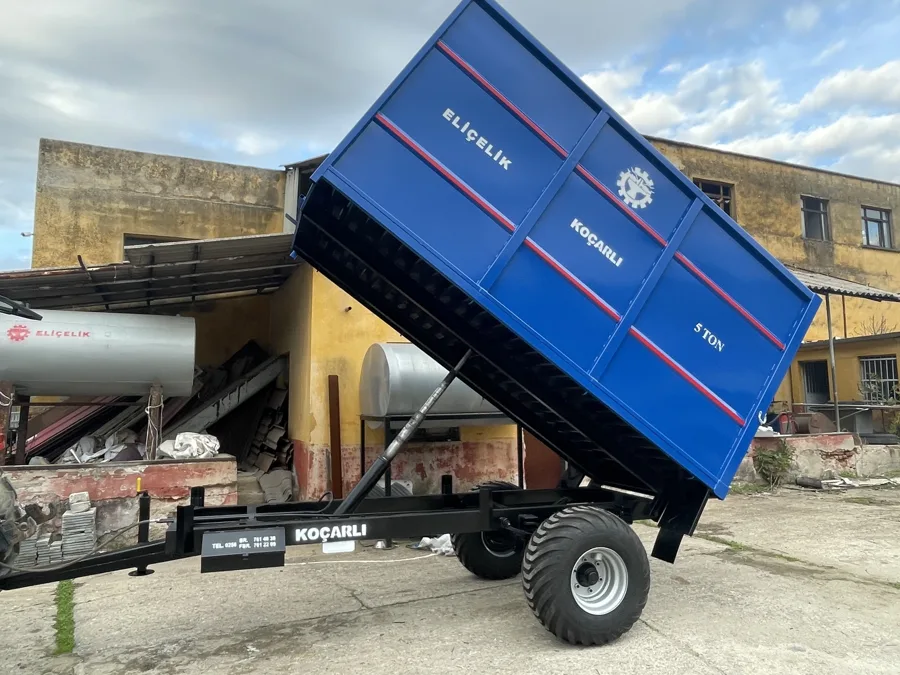 Eliçelik tek dingil 5/6 ton römork