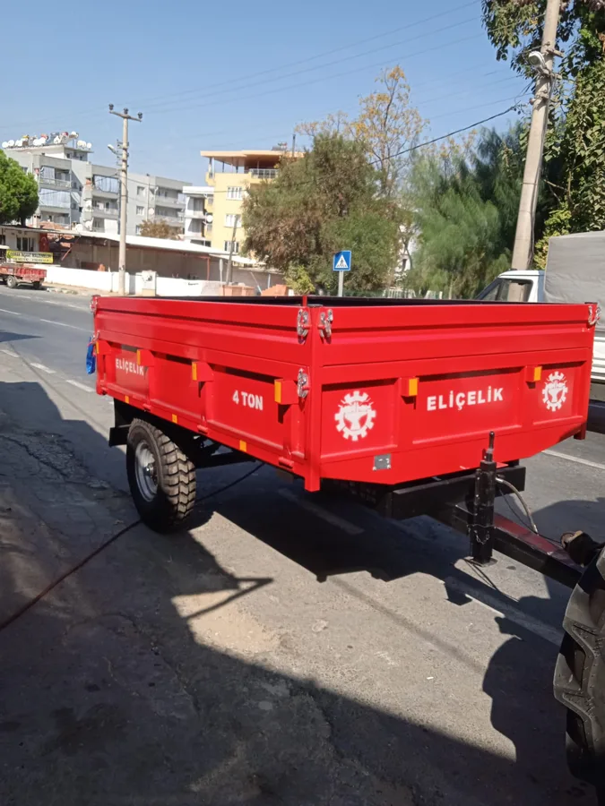 Eliçelik tek dingil 4 ton römork