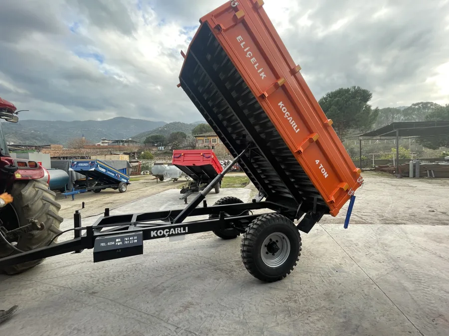 Eliçelik tek dingil 4 ton römork