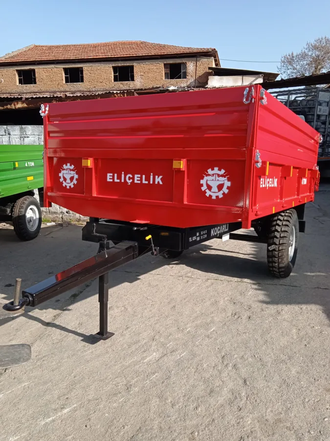 Eliçelik tek dingil 4 ton römork
