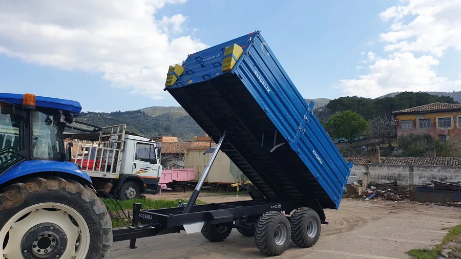 Eliçelik tır tipi tandem römork