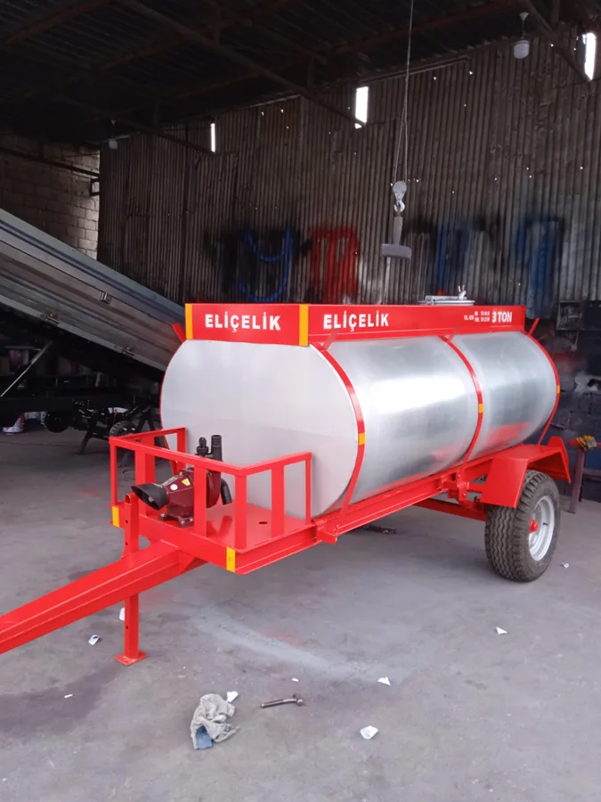 Eliçelik 3 ton galvanizli su tankeri