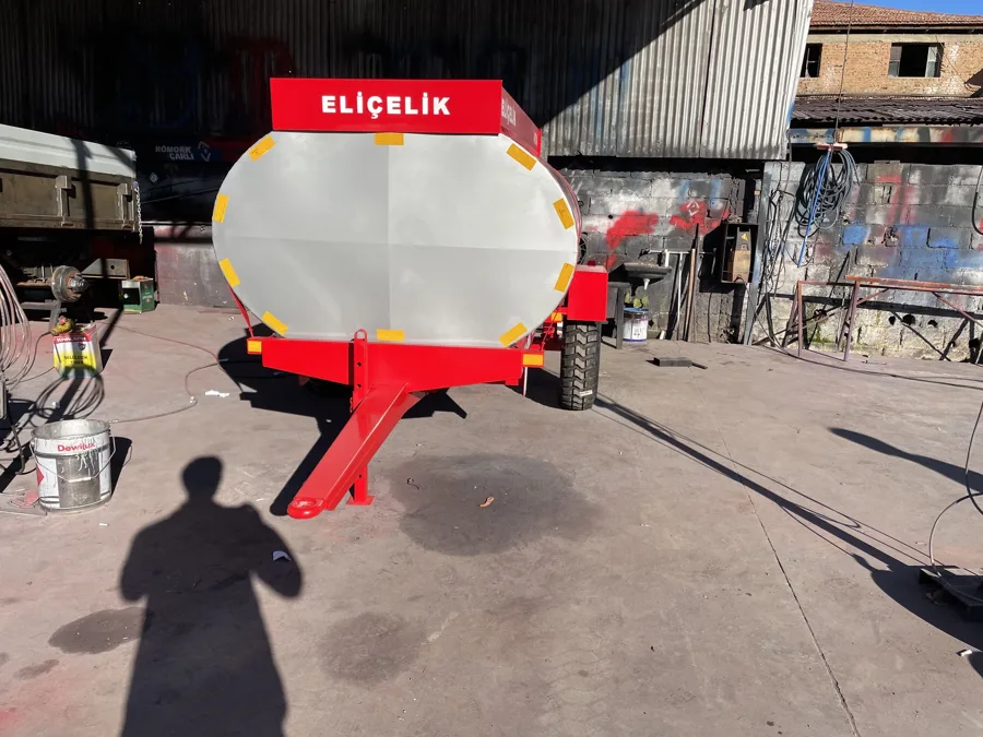 Eliçelik 4 ton galvanizli su tankeri