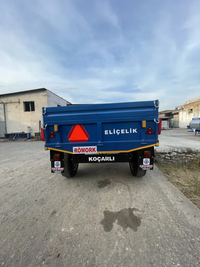 Eliçelik tek dingil 4 ton römork